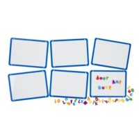 Magnetic Dry Wipe Boards Pk6