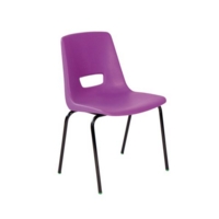 P3 Chair 350mm Blk Frm Blu