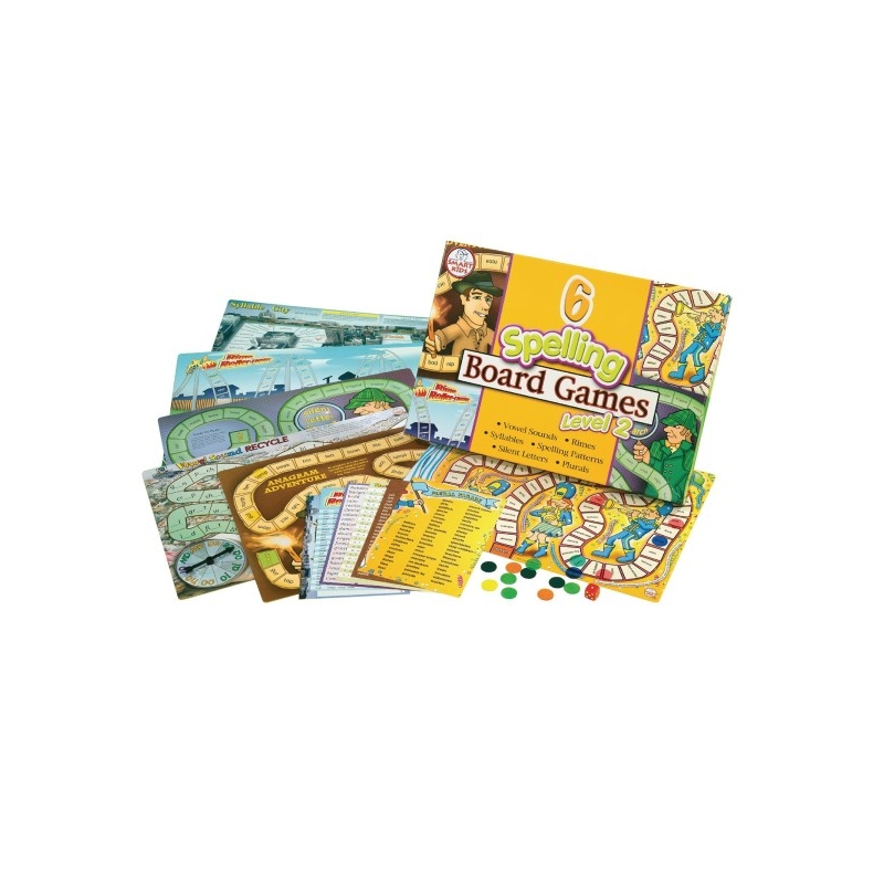 Spelling Board Games Level 2