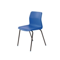 P6 Chair 350mm Blk Frm Brwn