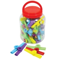 Tub of Kazoos Mixed Colours