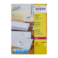 Avery Labels 63.5x38.1mm 21 Per Sht P100