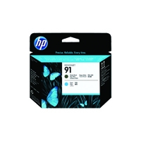 HP No 91 Matte Black and Cyan Printhead (C9460A)