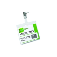 DURABLE (60mm x 90mm) PVC Security Name Badges