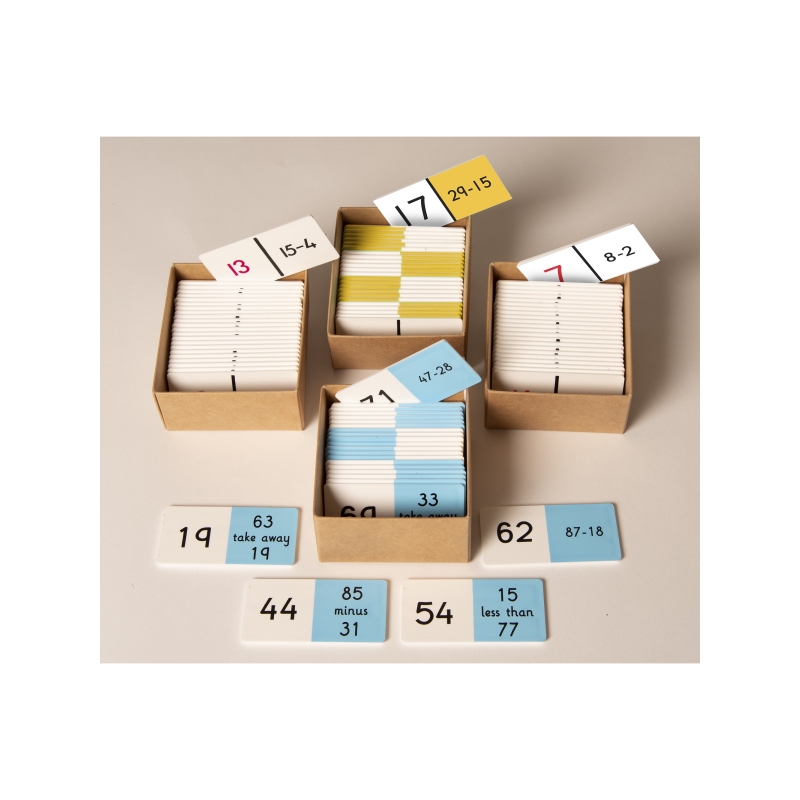 Maths Mastery Domino Set - Subtraction