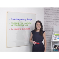 1200x900mm Frameless Blue Colourmaster Writing Board