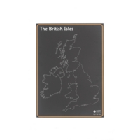 British Isles Outdoor Indoor Chalkboard