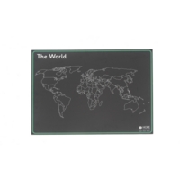World Map Outdoor Indoor Chalkboard