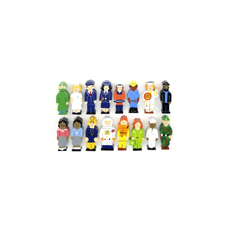 Wooden Occupation Set