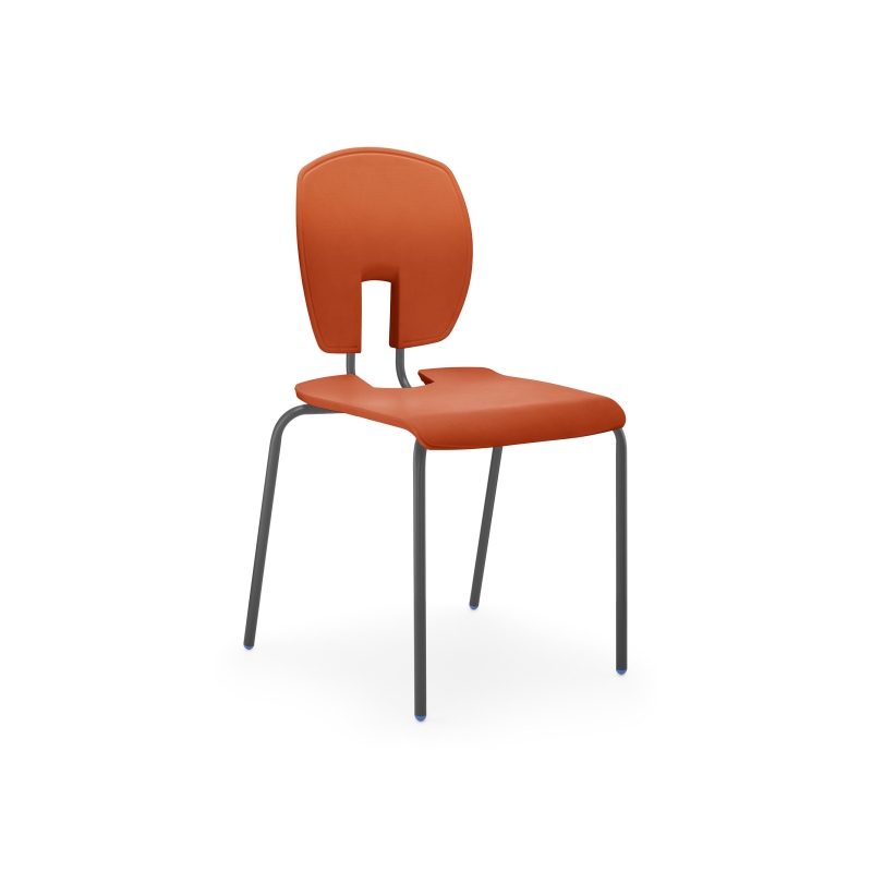 Size 6se Curve Chair 460mm Indian Red