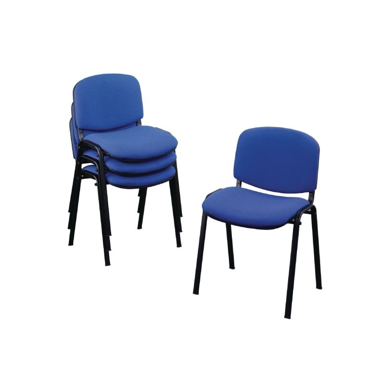 CM  Stack Chair NoArm Blk Char