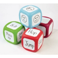 Teachers Whiteboard Dice Pk4