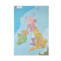 Political Map of the British Isles Pk5