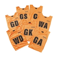 Mitre Netball Bib Yellow Upto 38inch