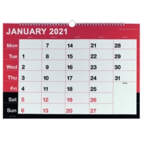 5 Star 2021 A3 Wall Calendar