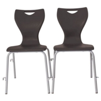 En Linking Chair Gry Frm Orng