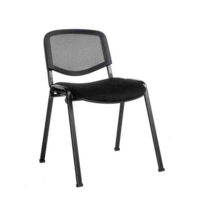 CM Mesh Chair No Arms Blk Burg