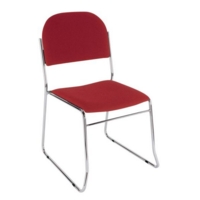 Stacking Chair Burgundy