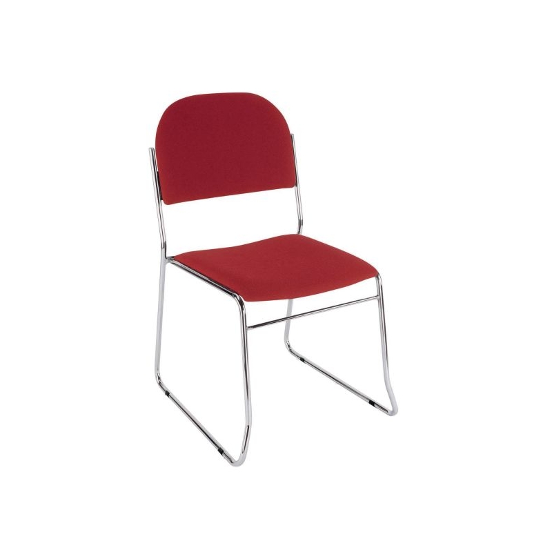 Stacking Chair Burgundy