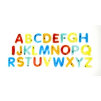 Squishy Gel Filled Letters
