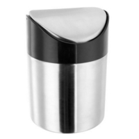 Refuse Bin (80 Litre) with Secure Push on Lid (Black)
