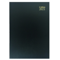 Collins 2021 Dy/Pg A5 Royal Diary 52 Blk