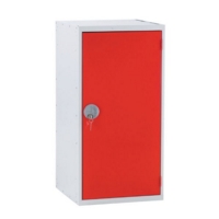 Low Single Door Locker Red