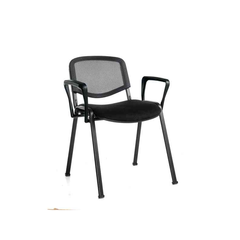 CM Mesh Armchair Chrome Black