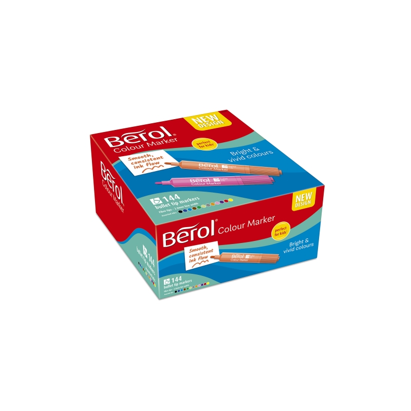 Berol Colour Marker 144 Assorted
