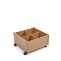 Mobile Floor Level Kinderbox Red Beech