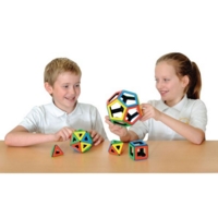 Magnetic Polydron Platonic Solids Set