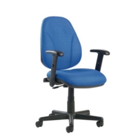 Operator Chair Lumb No Arm Blk