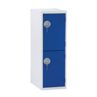 Low Two Door Locker Blue