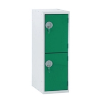Low Two Door Locker Green