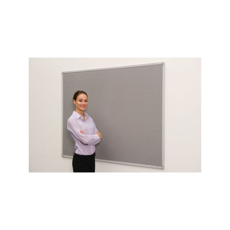 FS AluFrame Noticeboard 1200x1200mm Red