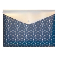 Pukka Glee (A4) Polypropylene Document Wallet (Dark Blue)