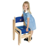 Wooden Chair H350mm Beech Seat
