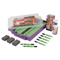 Show-me Drywipe Pens Acc Med Blk Pk 200