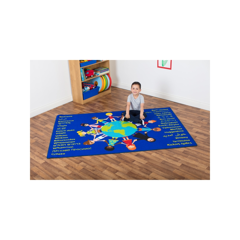 Children Of The World Welcome Mat