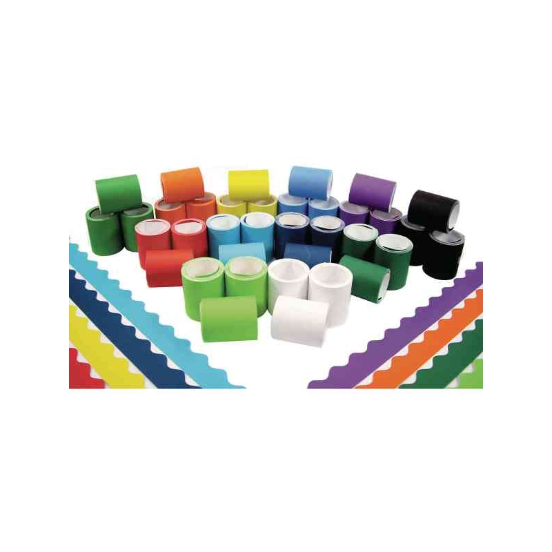 Fadeless Card Border Rolls Bumper Assort
