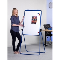 Ultramate Magnetic Loop Leg Flip Chart Easel - Black