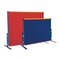 Ltl Rainbows Partition Freestnd 12x9 Blu