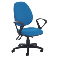 Vantage 3 Lever Fixed Arms Chair Blk