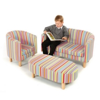 Stripey Tub Stool