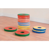 12 Bi-Colour Donut Cushions