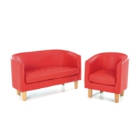 Tub Chair Red