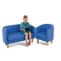 Tub Chair Blue