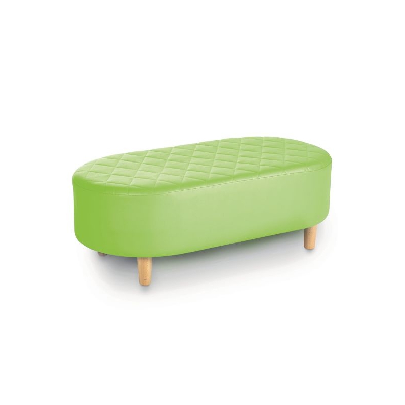 Adult Quilted Tub Stool Red