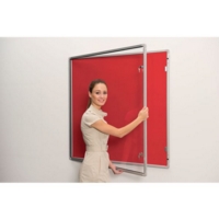 Lock Alum Frmd Nbrd 24x12Red