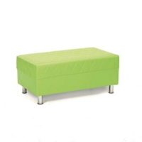 Turin Quilted Stool Red